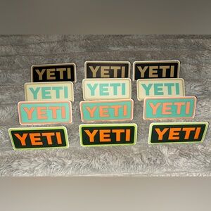 Set of 12 Yeti stickers